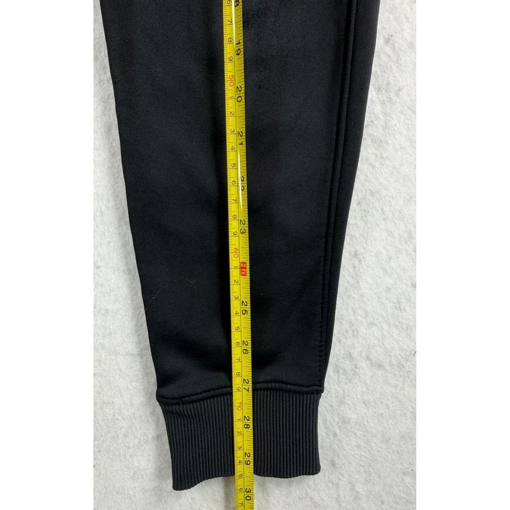 Under Armour Boys ColdGear Joggers Black Loose Fit Sweatpants Youth Medium